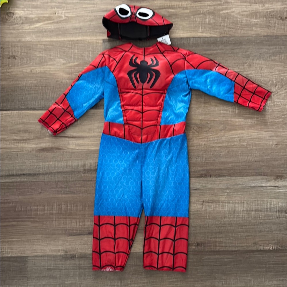 Disney Red and Blue Spider Hero Costume